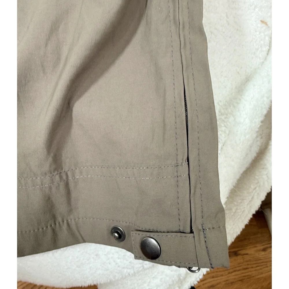 Kuhl Renegade Cargo Convertible Pants‎ Khaki Tan Stealth Zip Hiking Mens 35.5x30